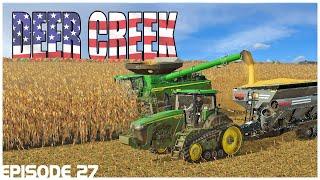 Making a Start on Corn Harvest -  Deer Creek Episode 27 - FS22