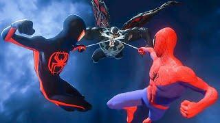 Spider-Verse Peter and Miles Vs Venom