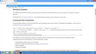 How to Install Laravel in Localhost xampp using composer