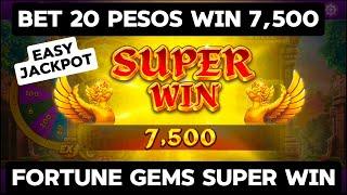 FORTUNE GEMS SLOT WIN JACKPOT 7,500 BET 20 PESOS | FORTUNE GEMS SLOT