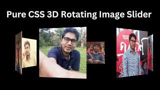 Pure CSS 3D Rotating Image Slider