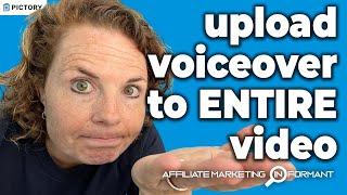 How to Upload Your Voiceover to Entire Video in Pictory | Pictory Tutorial | Pictory Ai Video Maker