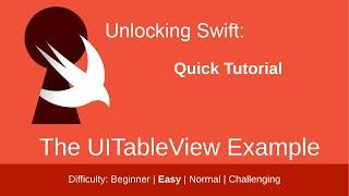 The UITableView Example