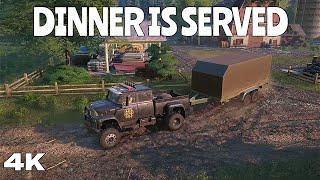 Dinner Is Served Task - SnowRunner Season 12: Public Energy | PS5 4K 60FPS