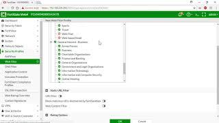 Fortigate Web Filter and Web Rating Overrides (White and Black List) Cyber Config