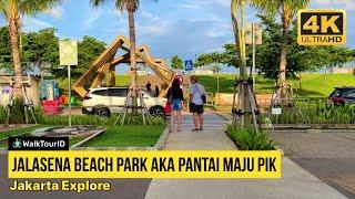 4K/60FPS | Jalasena Beach Park aka Pantai Maju PIK | Jakarta Explore