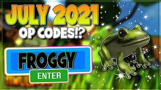 (JULY 2021) ALL *NEW* SECRET OP CODES!? Roblox Frog Simulator