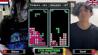 DROUGHTED FOR THE WIN?! Sidnev, DanV | May '24 Rd 1 | Classic Tetris Monthly Masters