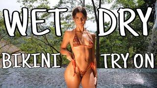 HOTTEST WET VS DRY BIKINI TRY ON HAUL