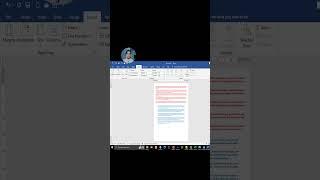 Ms Word Different Margins on One Page #shorts #youtubeshorts #ytshorts
