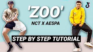 'ZOO' - NCT x Aespa *EASY TIKTOK TUTORIAL STEP BY STEP EXPLANATION* Just Like A Zoo Dance Tutorial