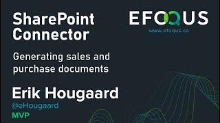 Generating Sales and Purchase Document with the SharePoint Connector