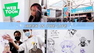 WEBTOON Producer Week in the Life | LACC, Creator Meetup, Scriptwriting