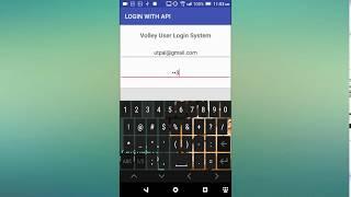 VOLLEY API EXAMPLE ANDROID WITH LOGIN