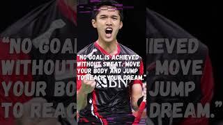 Quotes from Jonatan Christie #shorts #badminton #quotes #motivation