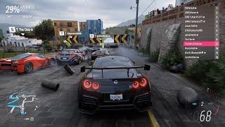 Forza Horizon 5 - My First Races in S1 Online Custom Racing w/ Widebody Nismo GT-R