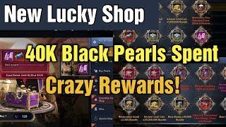 Black Desert Mobile Spending 40K Black Pearls on New Lucky Shop: Crazy Rewards!!