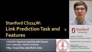 Stanford CS224W: ML with Graphs | 2021 | Lecture 2.2 - Traditional Feature-based Methods: Link