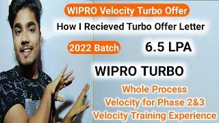 I Get Offer Letter from Wiprô Turbo Through Velocity | All About How Do You Get