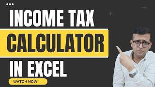 Income Tax Calculator in Excel | Make Your Tax Calculator For Auto Calculation of Tax.