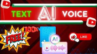 FREE AI Voice Generator | Text to Speech Converter Tool  for Free