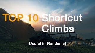 World of Tanks - Top 10 Shortcut Climbs in Randoms!