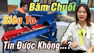 Máy Băm Chuối Công Nghiệp Bình Quân Tiện Lợi Đến Mức Nào ?