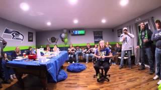 Seahawks fan reaction Super Bowl 49