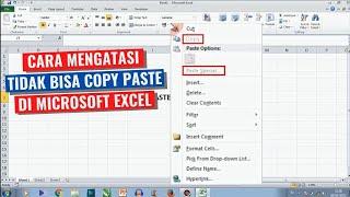 Cara Mengatasi Tidak Bisa Copy Paste di Excel