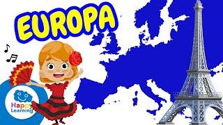 EUROPA - CURIOSIDADES PARA NIÑOS | Happy Learning 