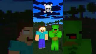 Sigma JJ and Mikey VS Pillager  #sigma #jjandmikey  #minecraft #animation #shorts #memes