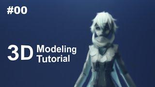 [Part 0/ 40] Anime Character 3D Modeling Tutorial II - Introduction