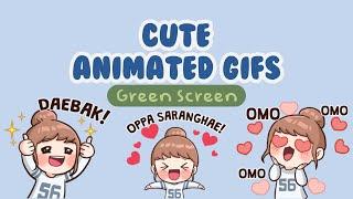 Cute Animated GIFs | Green Screen