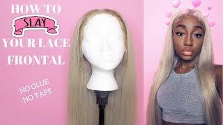 HOW TO APPLY YOUR LACE FRONTAL! BEGINNER FRIENDLY