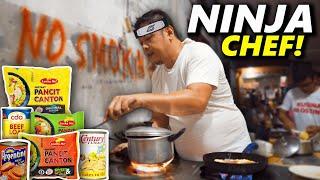 EVER Famous Pancit Canton Ninja of Cebu! Fastest Street Chef in the Philippines!