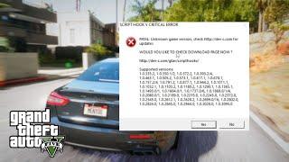 FIX Lỗi SCRIPT HOOK V CRITICAL ERROR Trên Game Bản Quyền Steam | Hạ Phiên Bản Game GTA 5 Siêu Nhanh