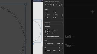 Rotating circular text on loop with Figma Interactive Components