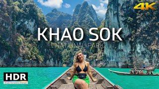 4K HDR // Walking Khao Sok National Park | BEST Place in the World | Thailand 2023 - With Captions