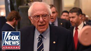 Bernie Sanders speaks after Trump’s address