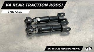 Gktech V4 Rear Traction Arms - Install
