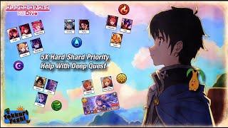 [Princess Connect Re:Dive] Deep Quest Teams & 5X Hard Shard Priority