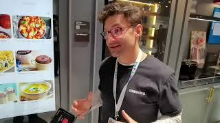 Samsung Shows Off AI Family Hub Refrigerator and Oven at CES 2024