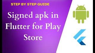 How to generate signed apk and app bundle in Flutter for Android | play store | all errors solved