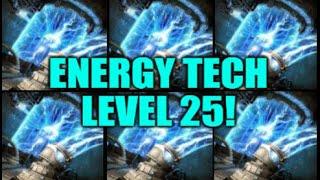 OGame: Researching Energy Tech Level 25 And It's Effectiveness On The Fusion Reactor!