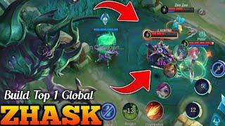 ZHASK BEST BUILD !! ZHASK BEST BUILD 2025 !! Zhask Top 1 Global ~ MLBB