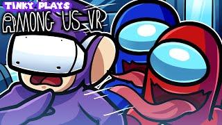 AMONG US VR IS SO FUNNY! | Tinky Winky Plays: AMONG US VR