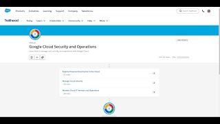 Google Cloud Security and Operations Trailhead Answer #trailheadbadges