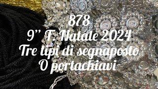 9” T. Natale 2024 uncinetto tre progetti , segnaposto e altro