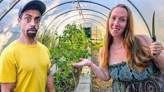 SHE has to HELP ME Change This Before It's TOO LATE? | Greenhouse Gardening & Upgrades