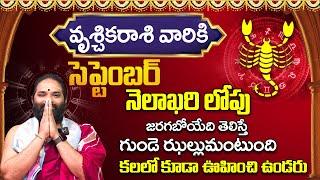 Vruschika Rashi Phalithalu September 2024 | వృశ్చికరాశి ఫలాలు | Month Horoscope 2024| Bhakthi Darmam